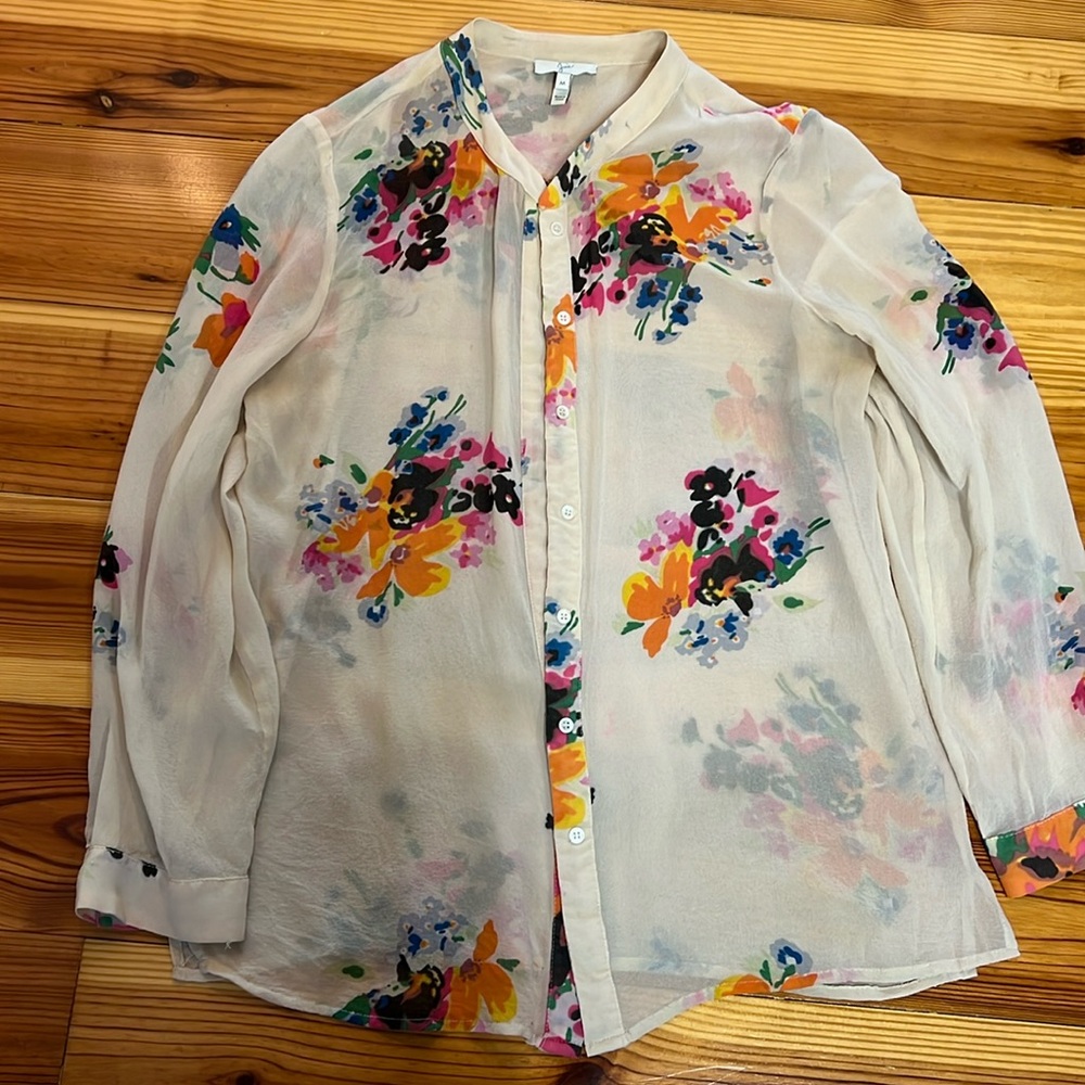 Silk joie blouse